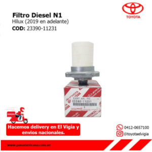 Filtro Diesel N1, Hilux, 2019 En Adelante