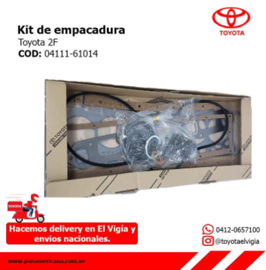 Kit De Empacadura Toyota 2F